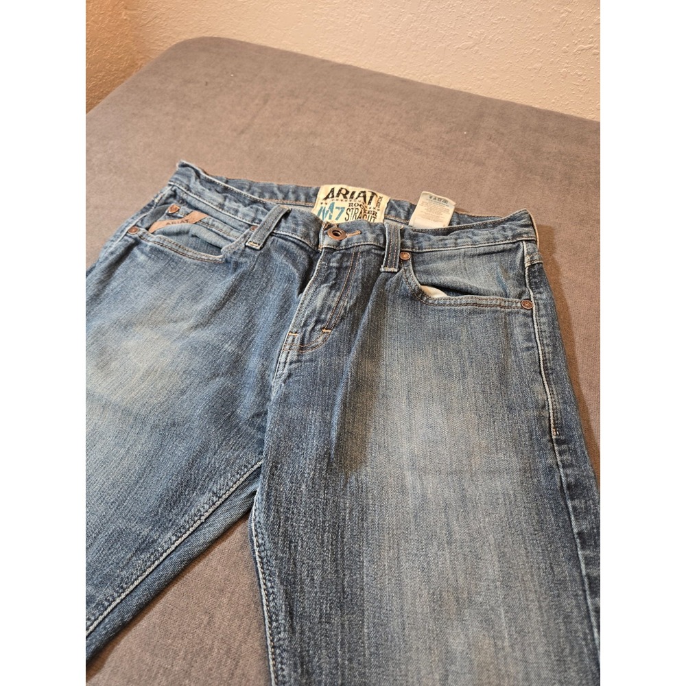 Ariat M7 Slim Fit Straight Leg Jeans Mens 32x32 Blue Medium Wash